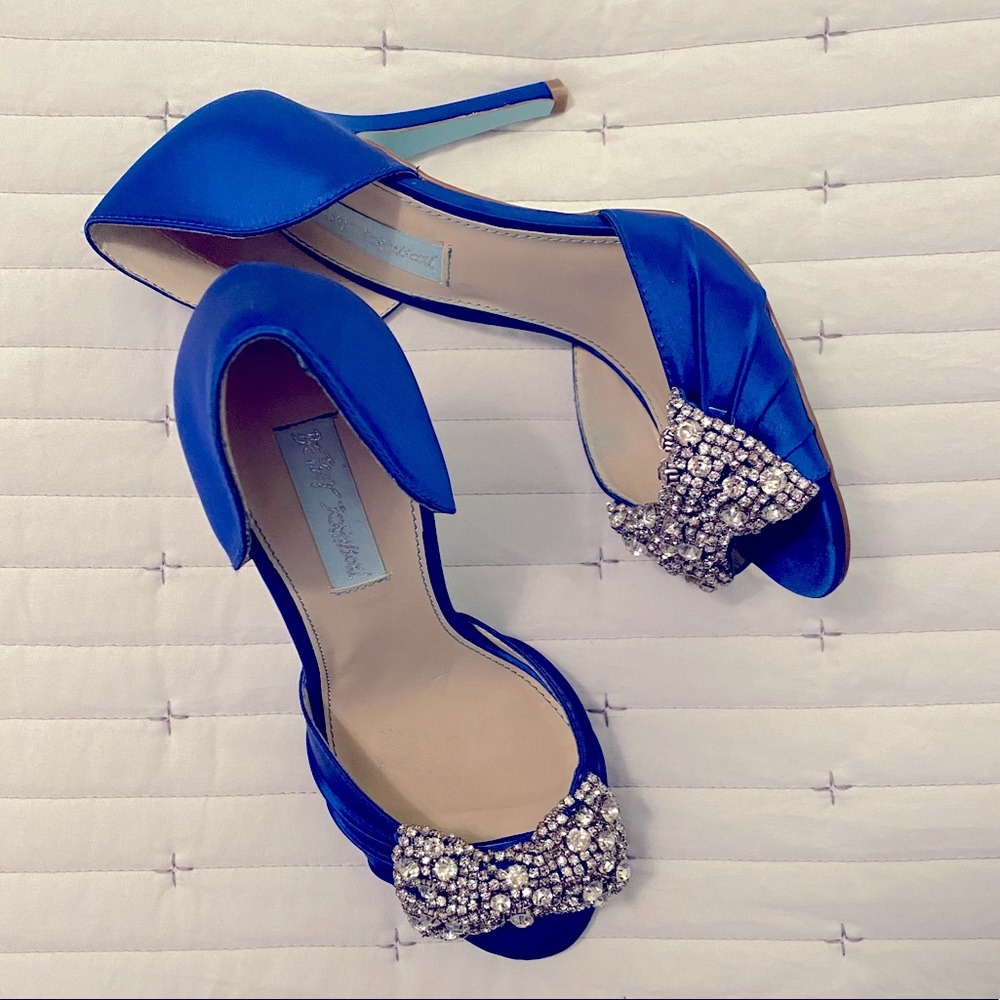 Blue Betsy Johnson Heels Collection